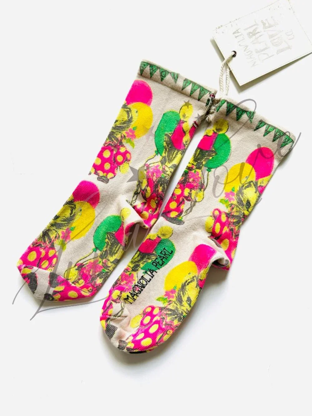 MAGNOLIA PEARl 🌸 Kitty Clown Socks NWT 🔥LIMITED🔥